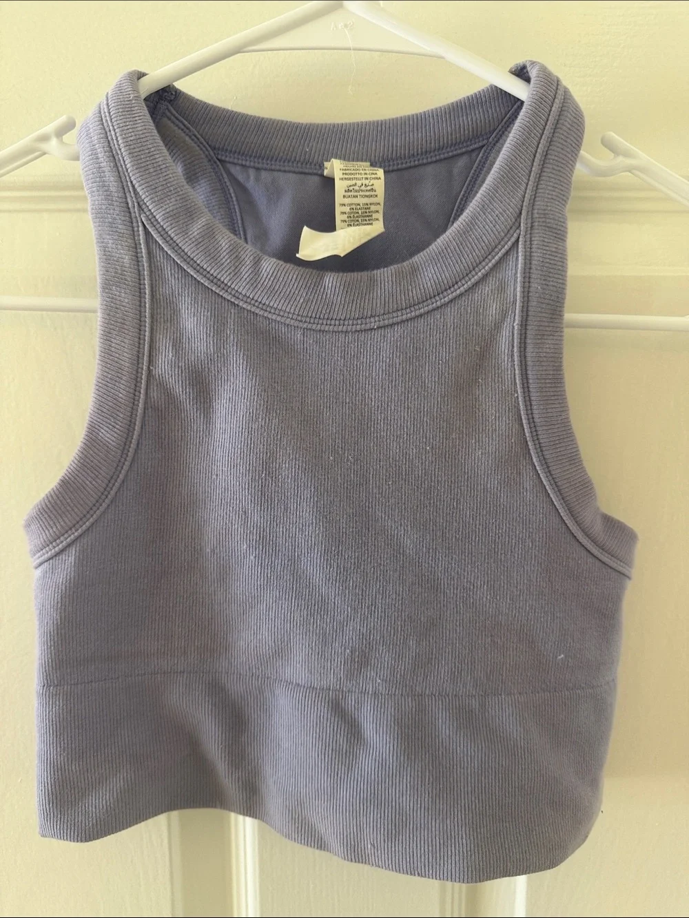 ALO YOGA Women’s Ribbed Tank Top - Lavender Purple